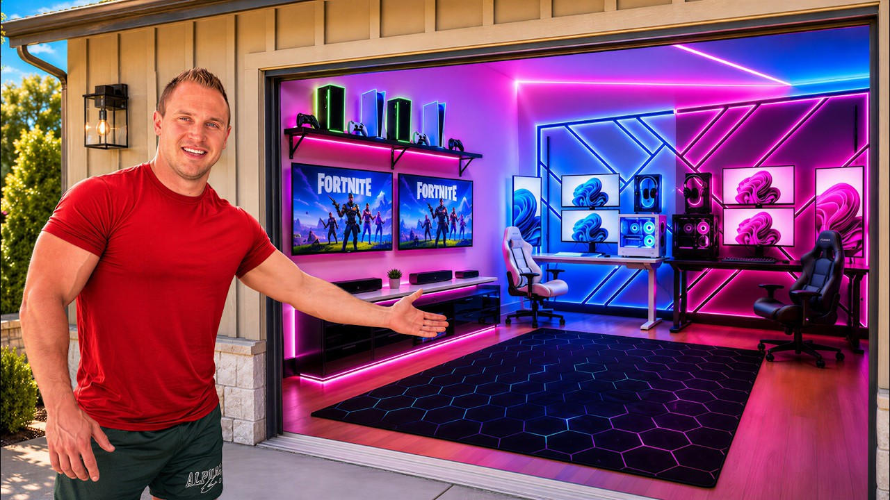 I Built The Ultimate $30,000 Gaming Room!