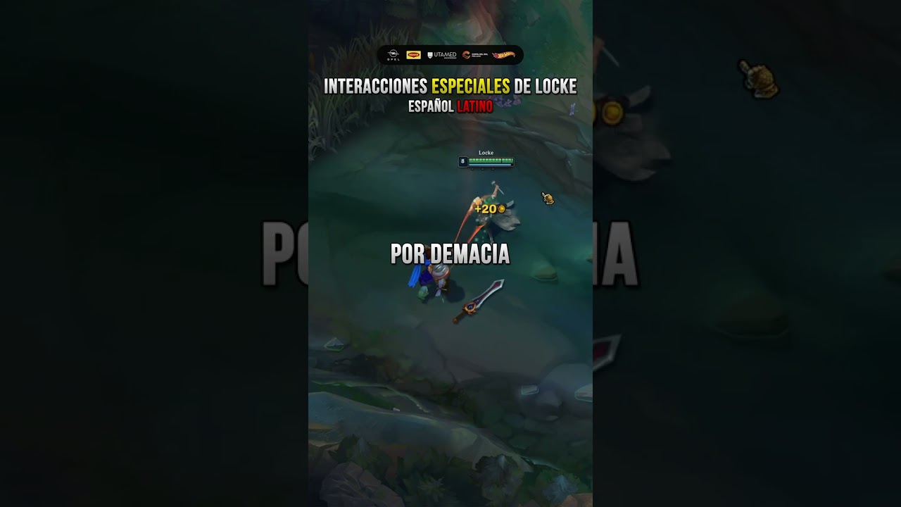 ¿Qué os parecen las INTERACCIONES en LATINO de Locke de League of Legends?