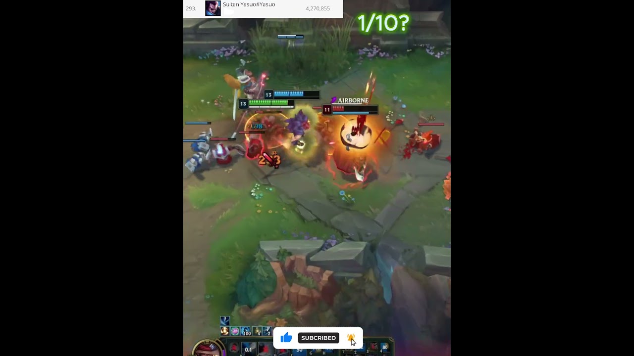 4m Yasuo Gank 🤖  #leagueoflegends