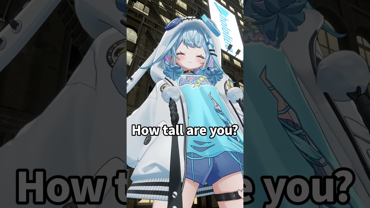 How tall are you? / #ホロライブ #vtuber