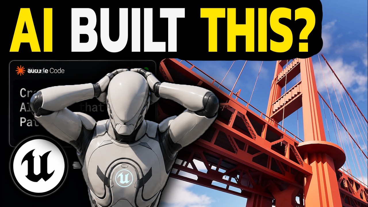 Unreal Engine 5.8 PCG Golden Gate Bridge Sample