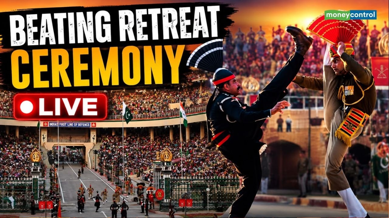 Beating Retreat Ceremony LIVE From Attari Wagah Border | 80th Independence Day Celebration