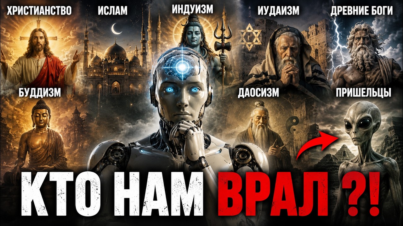 Искусственный интеллект проанализировал ВСЕ РЕЛИГИИ | Нам кто-то врет ?