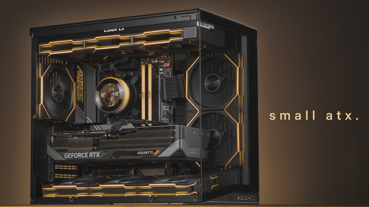 Compact ATX 4K Gaming PC Build - Lian Li O11D Mini V2