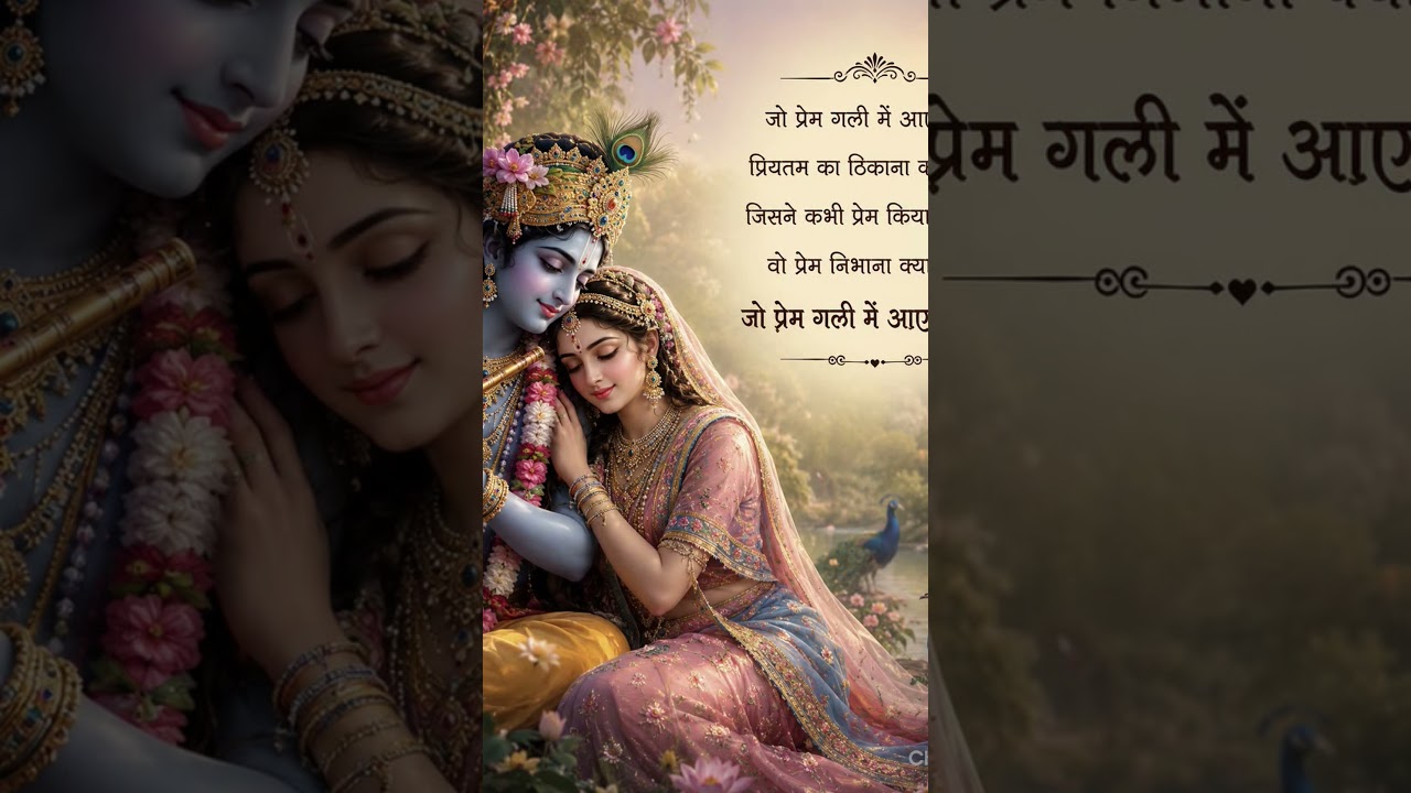 जो प्रेम गली में आए नहीं,प्रियतम का ठिकाना क्या जाने