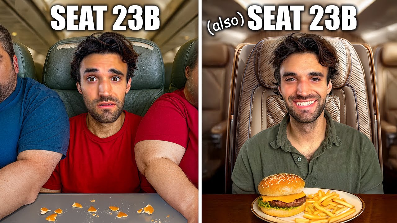 FLYING the SAME SEAT on AMERICA’S WORST Vs. BEST AIRLINE!