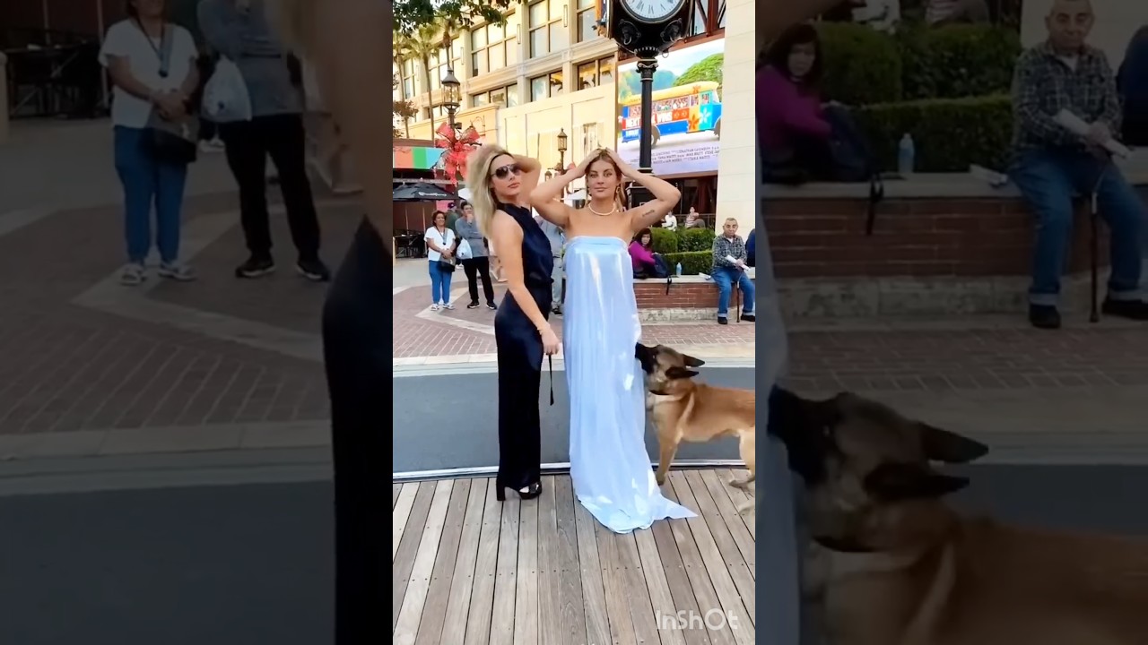 When Models Freeze in Public... Wait for the Surprise 😂😱 #Shorts