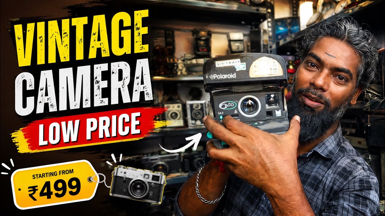 Vintage Cameras low price | The Golden Era of Cameras and Phones #shorts #short #vintage #prankbabu 