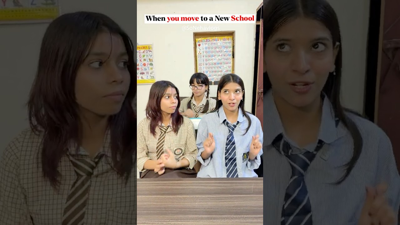 When you move to a New School😅 #viralshort #comedy #ytshorts