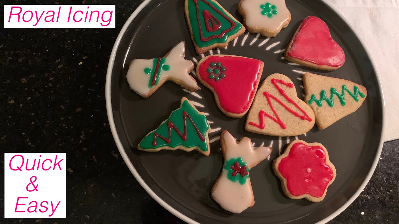 Icing sugar | Royal icing sugar | Butter cookies decoration | quick & easy royal icing recipe