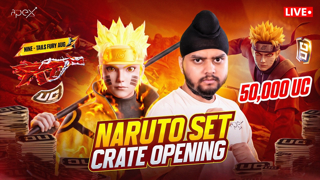 50K UC NARUTO CRATE OPENING WITH KIOLMAO  | APEX GAMING