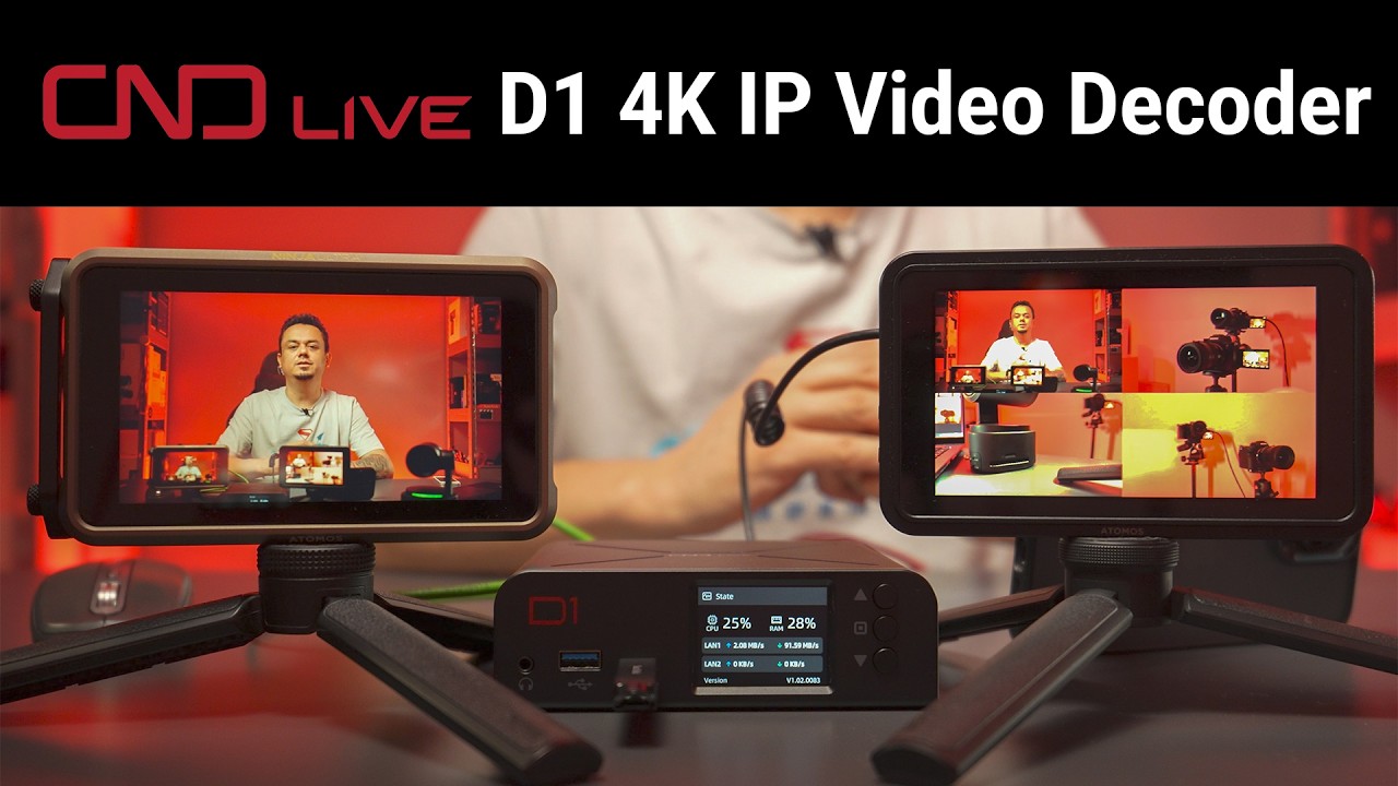 CNDLive D1 4K IP Decoder 8 Kanallı Detaylı İnceleme