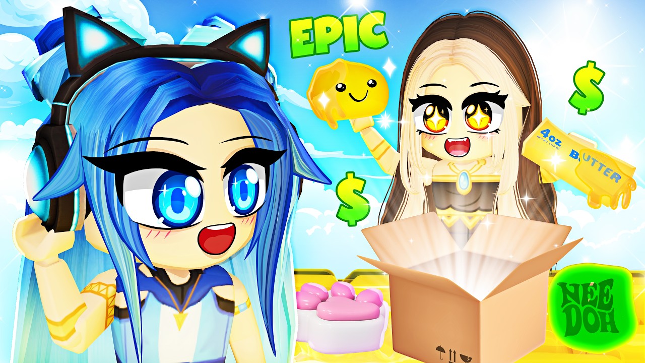 We Open MYSTERY SQUISHY BOXES in Roblox!