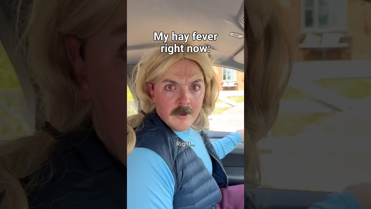 My HAY FEVER right now: 🌾🫠 Credit: @emma_nicolet (IG) #comedy #lipsync #original #sketch #actor