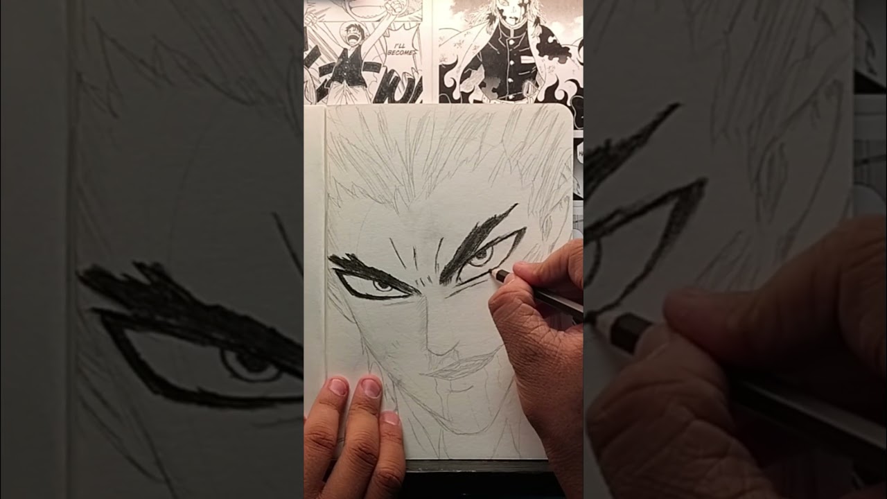 Garou Draw .#trending #anime#animesketch #sketch #viralshort #draw #animeeart #viralreelsシ "