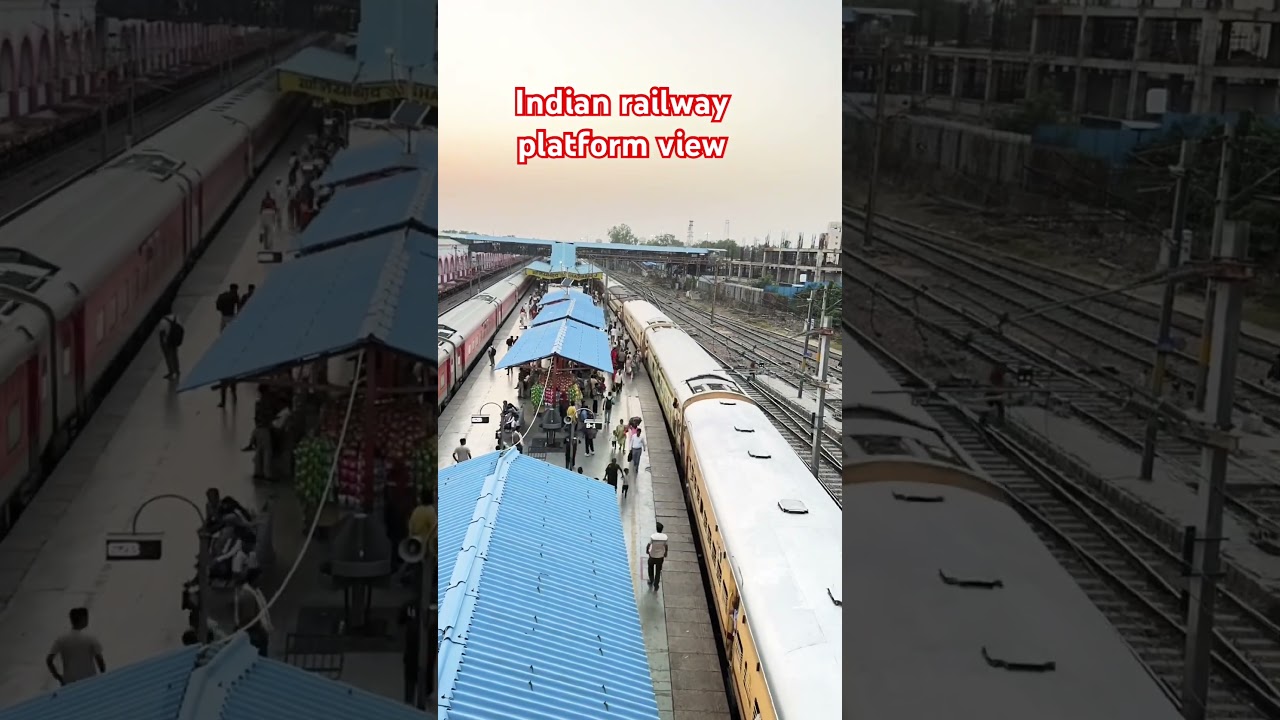 Railway Platform ka Karnama 😱 | Aisa Scene Kabhi Nahi Dekha! # bhartya rail#railway