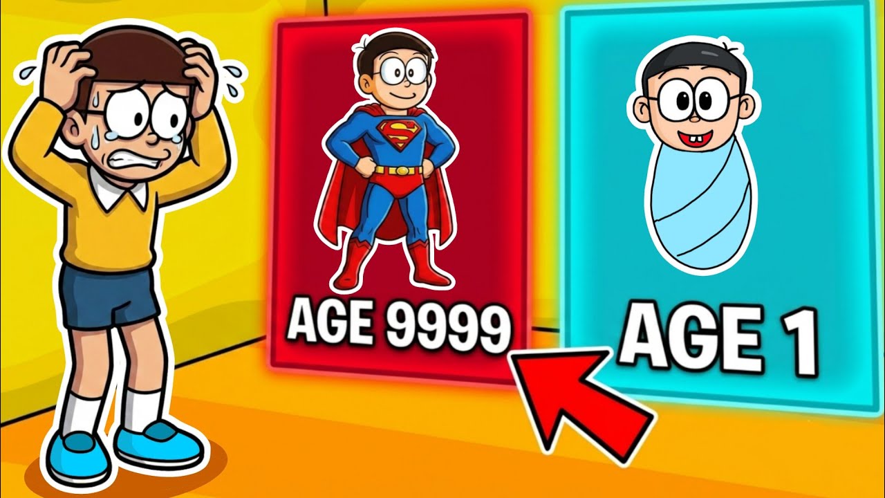 Shinchan & Nobita Play Choose Your Superhero Power 😱😱 | Shinchan And Nobita Game | Funny Game |
