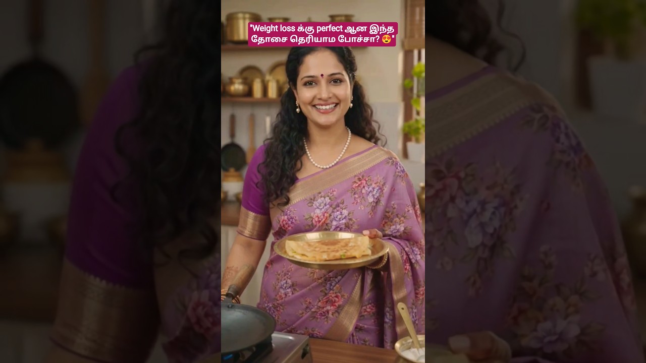 வெஜிடபிள் கோதுமை தோசை 🥕🥬 | Healthy Instant Wheat Dosa in 5 mins | Weight Loss Recipe Tamil #shorts