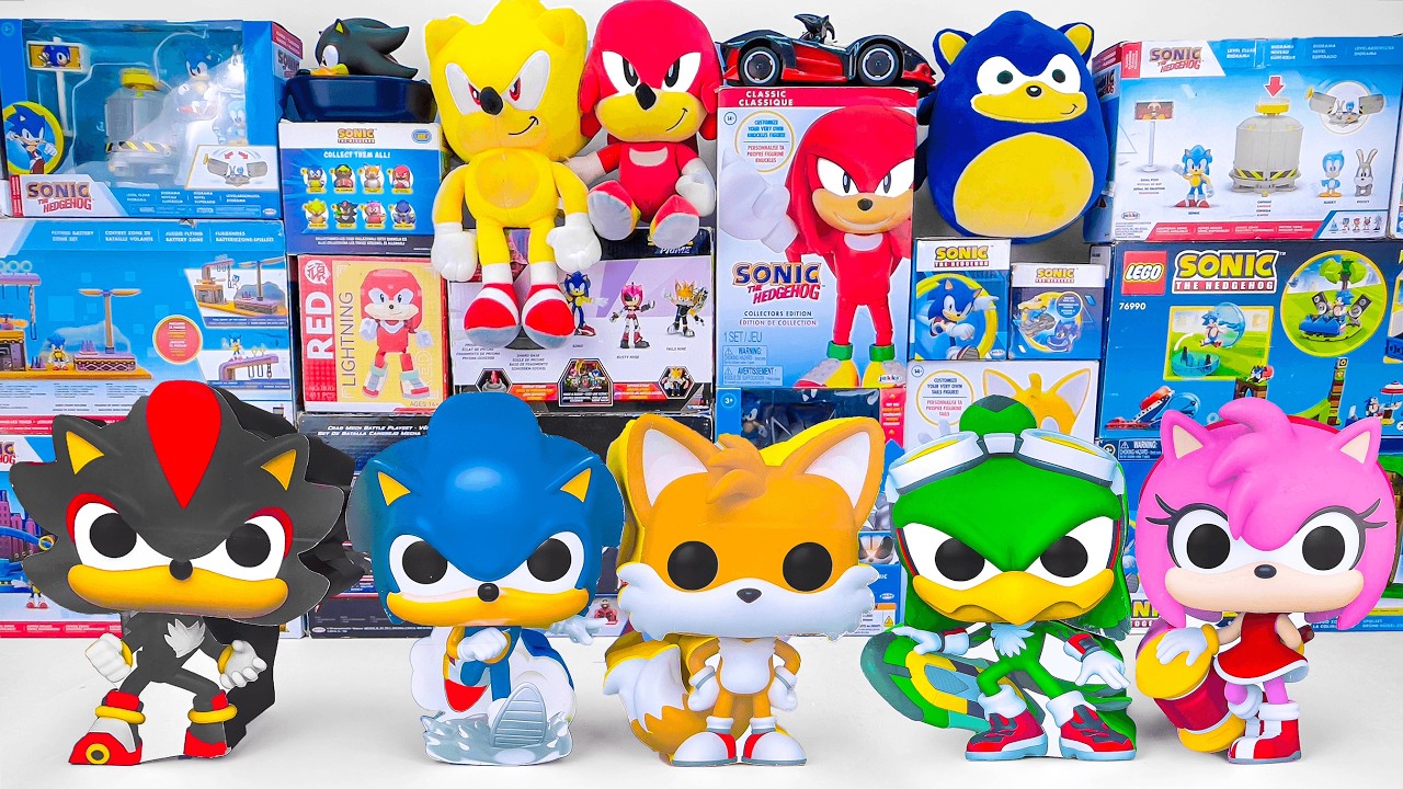 Sonic the Hedgehog Collection Unboxing | Sonic, Jet the Hawk, Tails, Rose, Shadow