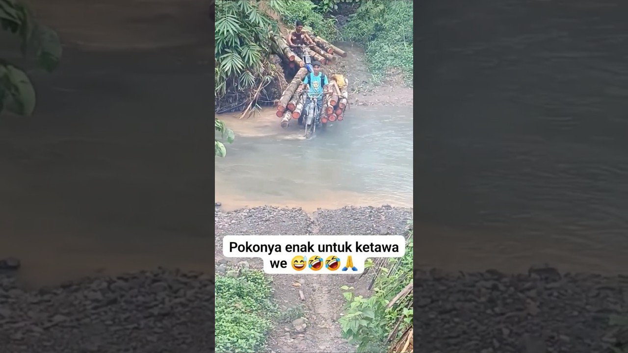 jalur terjal ojek kayu #automobile #asmrvideo #woodworking