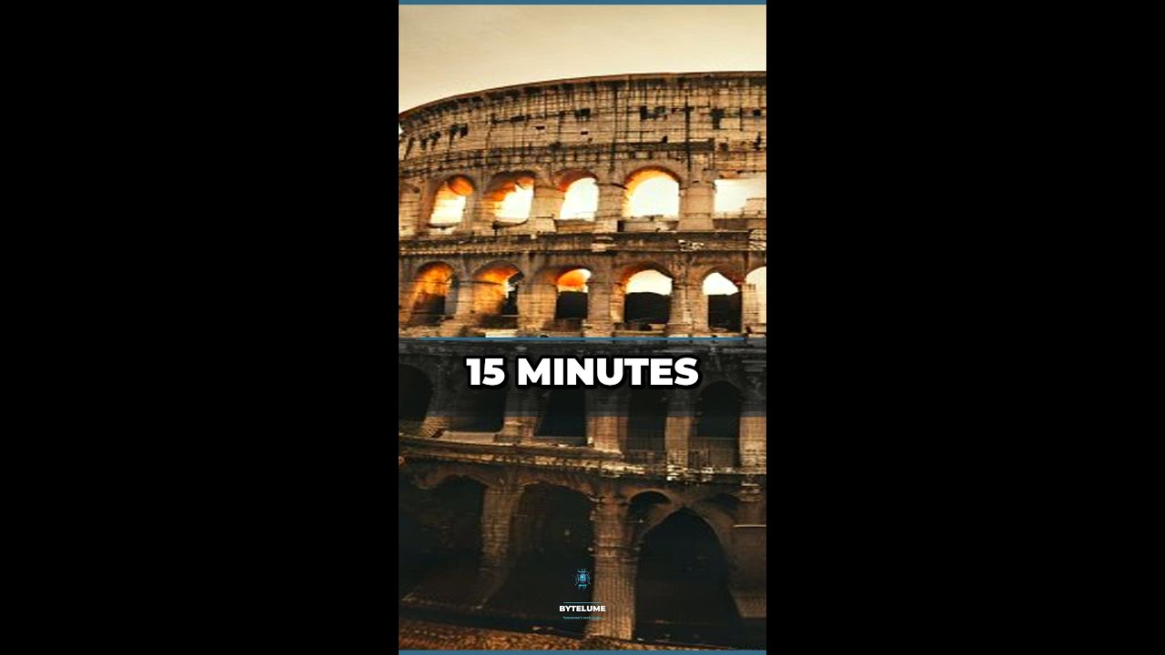 50,000 People Left the Colosseum in 15 Minutes #Shorts #engineering #rome