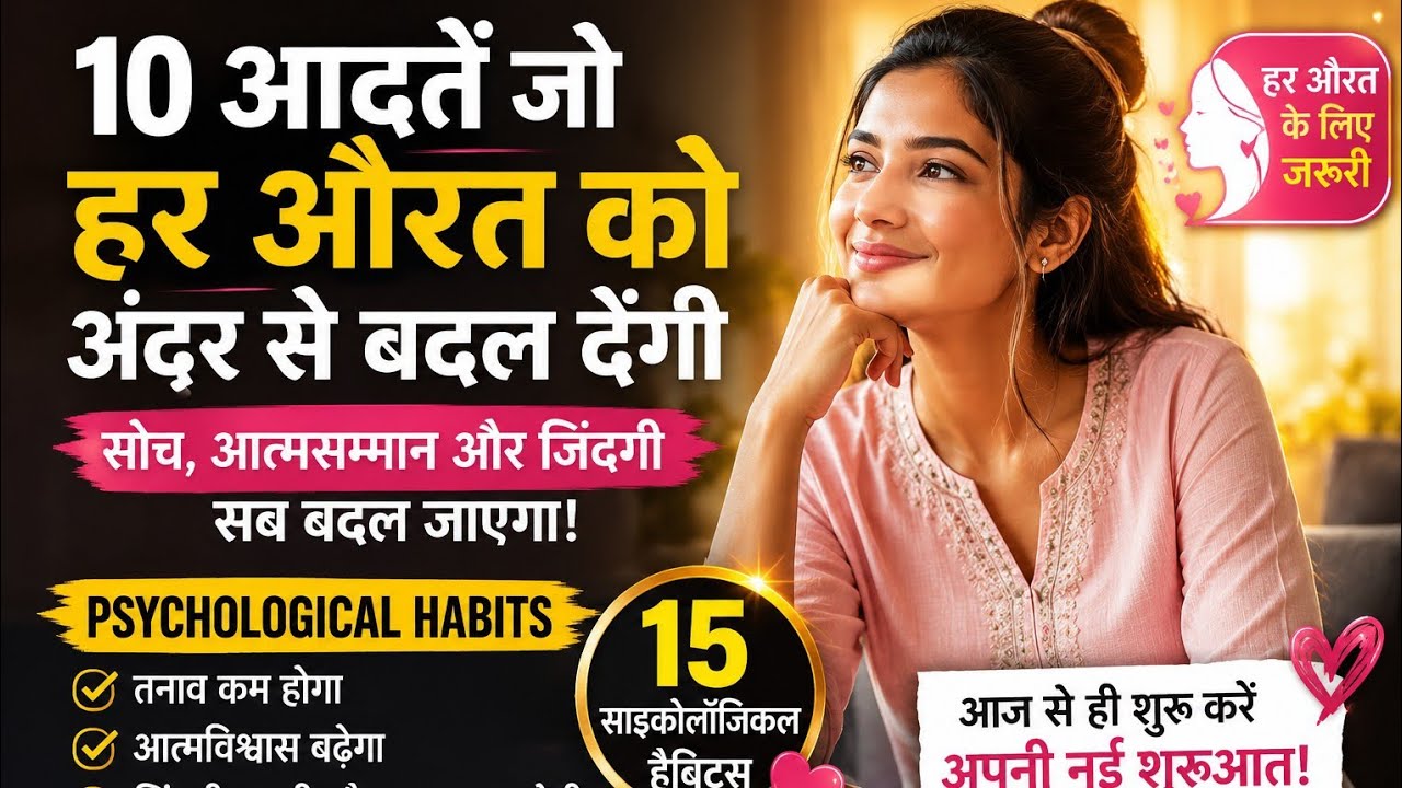 10 Habits Jo Har Aurat Ki Zindagi Badal Dengi💯✅@unfilteredme25