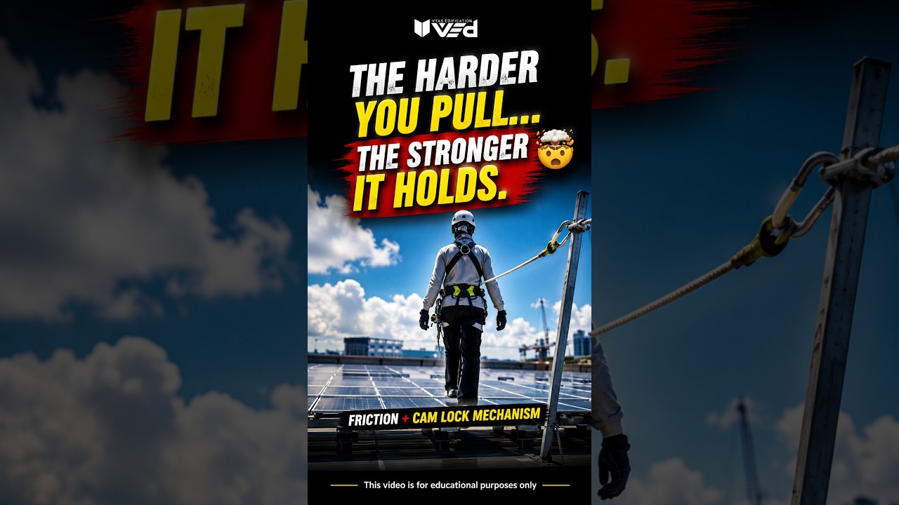 The Harder You Pull… The Stronger It Holds! 🤯🧗 | Climbing Physics Explained #shorts