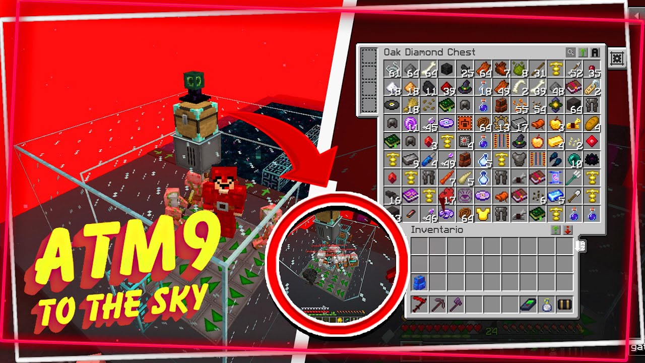 LOOT 10/10 con Apotheosis & Ars Nouveau #15 | ATM9 To The Sky - Minecraft Skyblock en Español