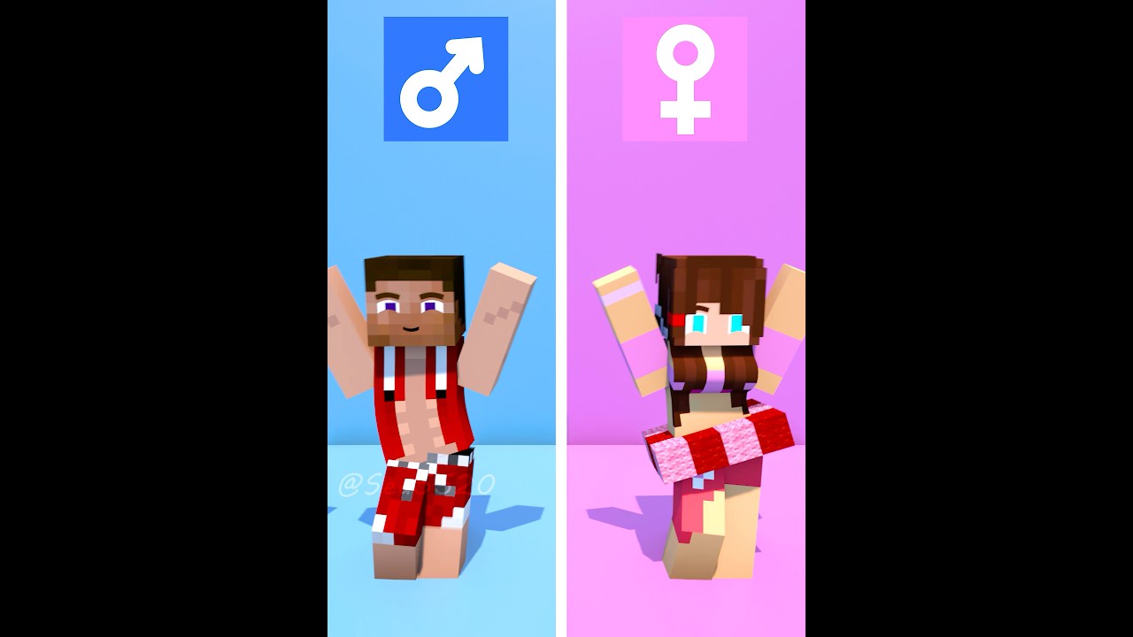 Boys and Girls Dance Swimwear Challenge Toca Toca - MAIZEN Minecraft Animation#shorts