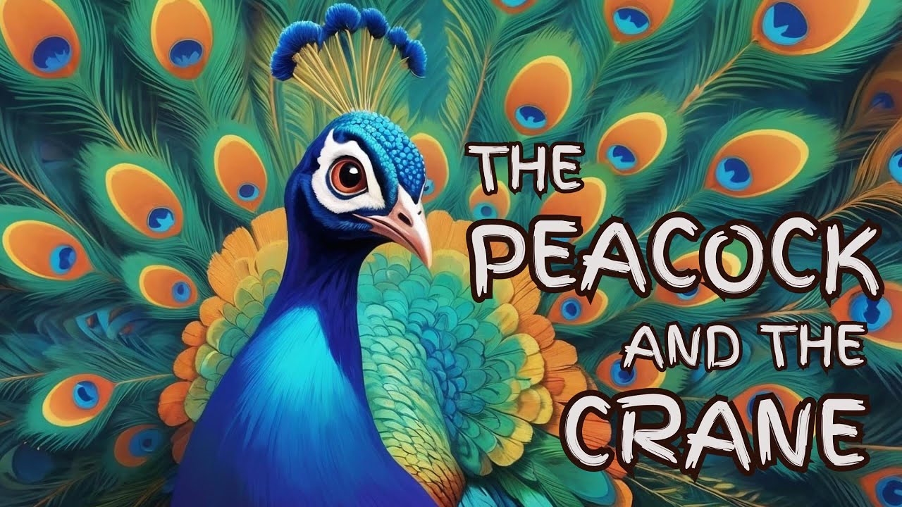 Best Stories for Kids: The Peacock and the Crane - Children's Animated Story