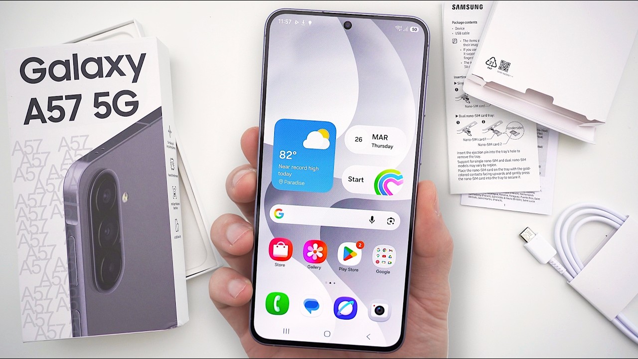 Samsung Galaxy A57 5G Unboxing, Hands-On & Everything You Need To Know! (Gray)