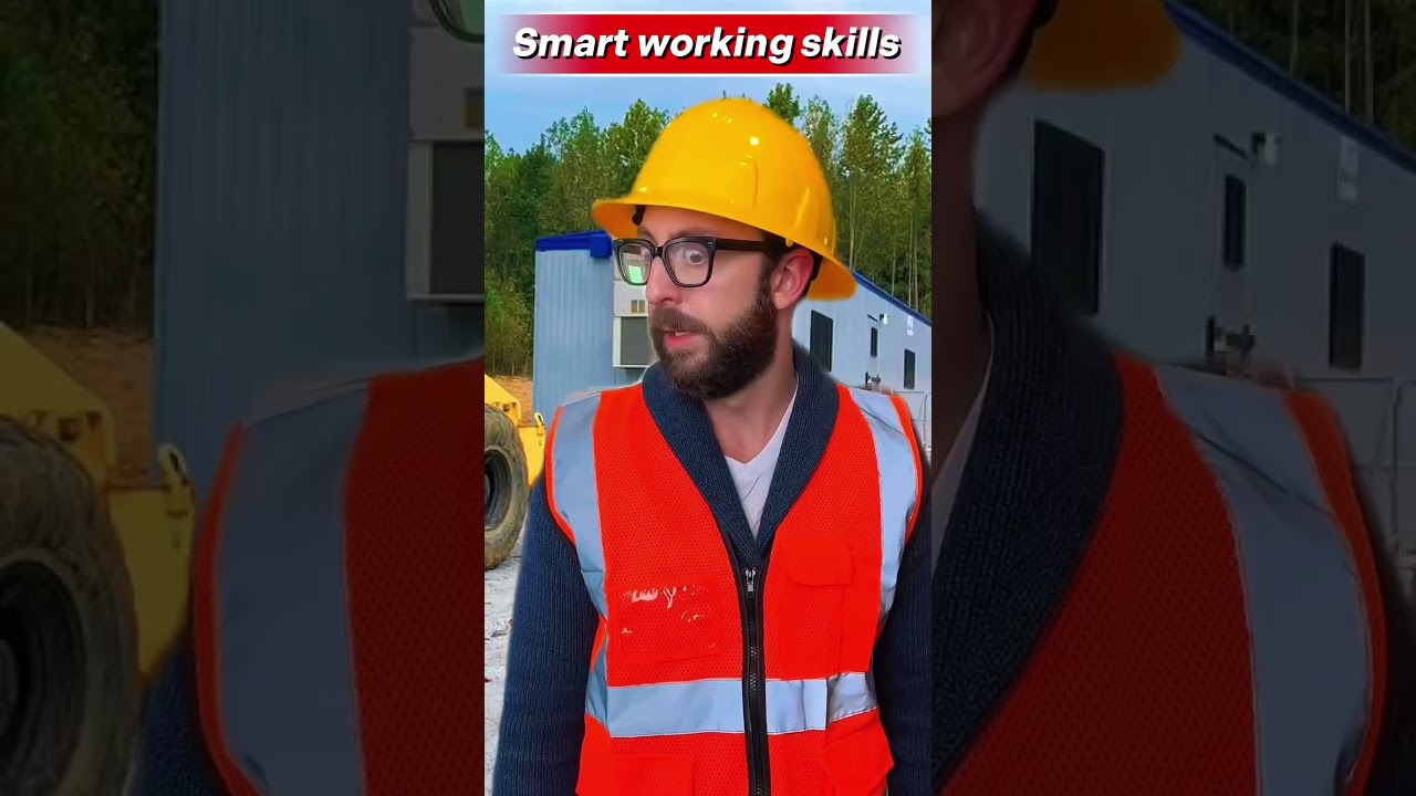 Smart working skills #amazing #skills #workskills #engineering #construction #shortvideo