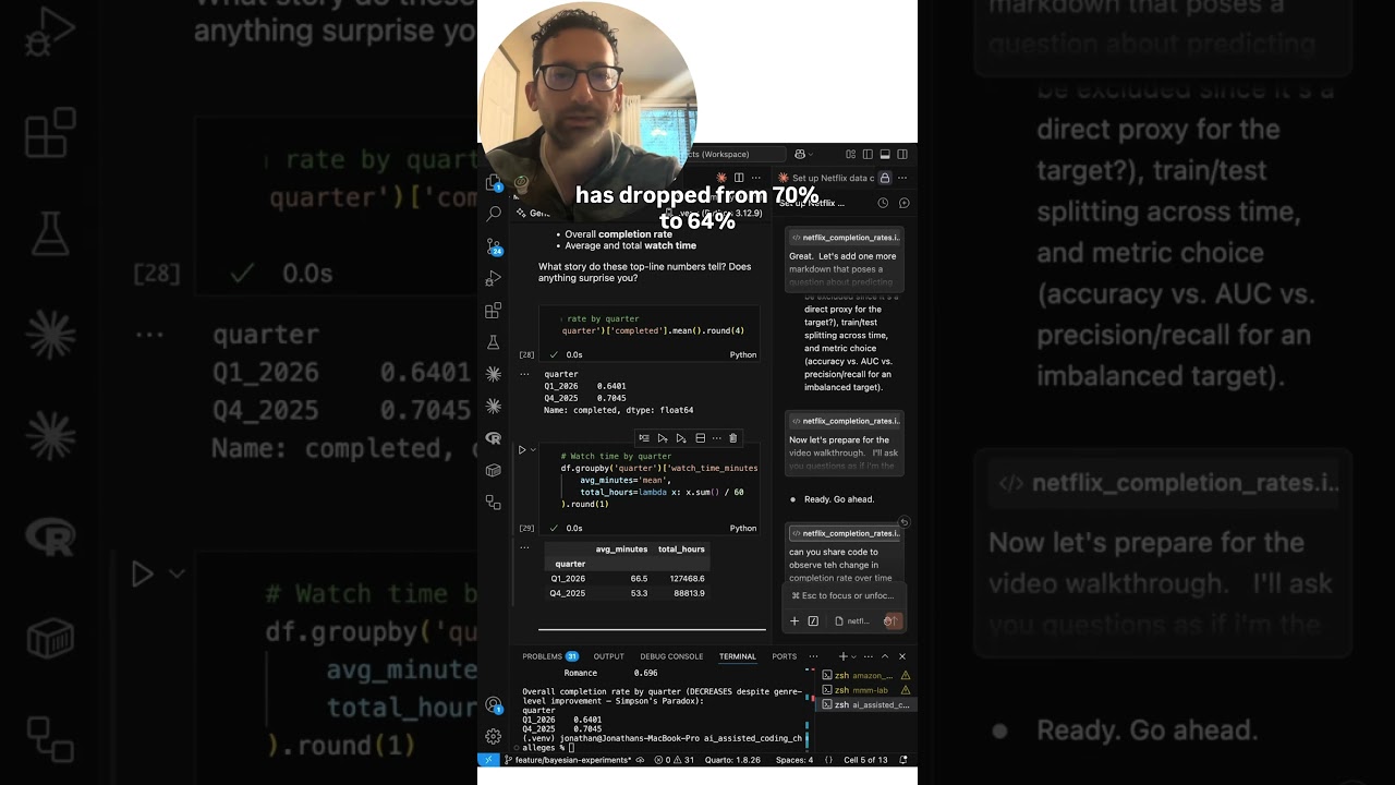 New Data Science Coding Interviews with AI assistance allowed