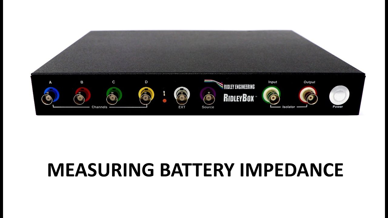 RidleyBox Part 1 Measuring Battery Impedance
