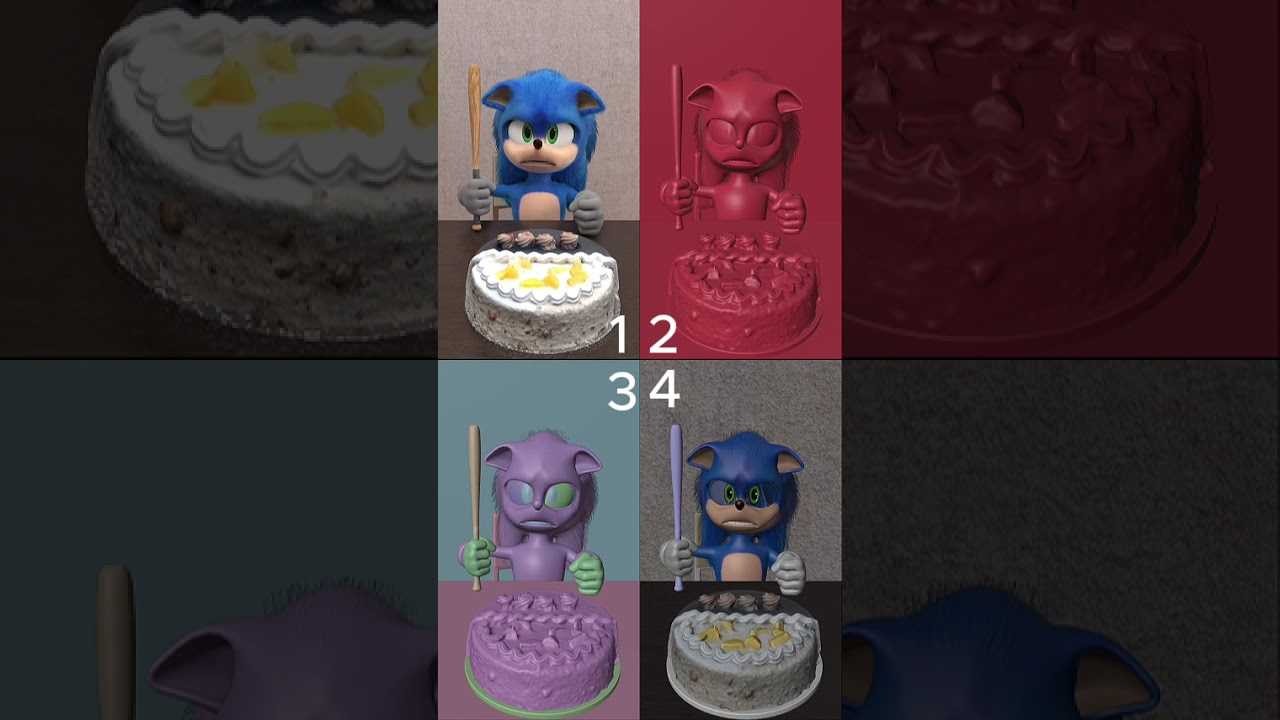 Sonic didn't want to share his Cake with Mario !😂ToMaxT Animation - Compilation
