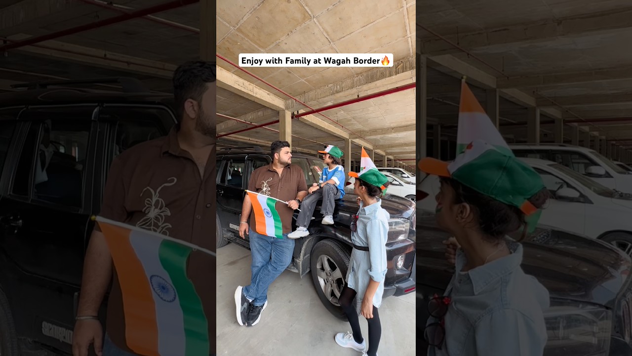 Enjoy with Family at Wagah Border🔥#foodvlog #familyvlog #shortvlog #minivlog #vloglife