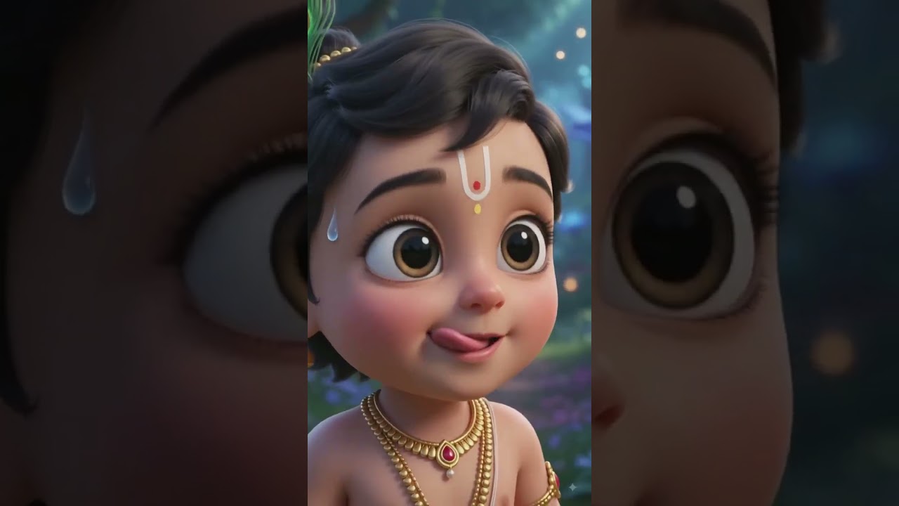 Lord Krishna Laddu Khara 🍡 | श्री कृष्ण और लड्डू की मजेदार कहानी 😄 | Hindi Cartoon #krishnalove