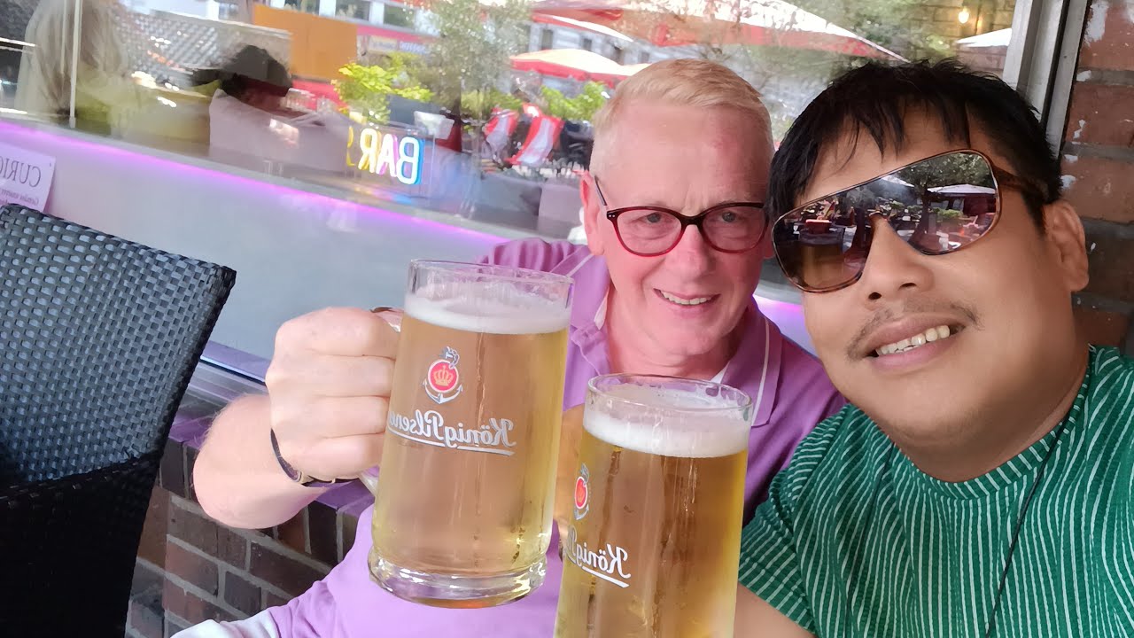 LUXUR TV VLOG 💎 CAFÉ CURIOSA BESTRO BAR RESTAURANT HAMBURG 🇩🇪