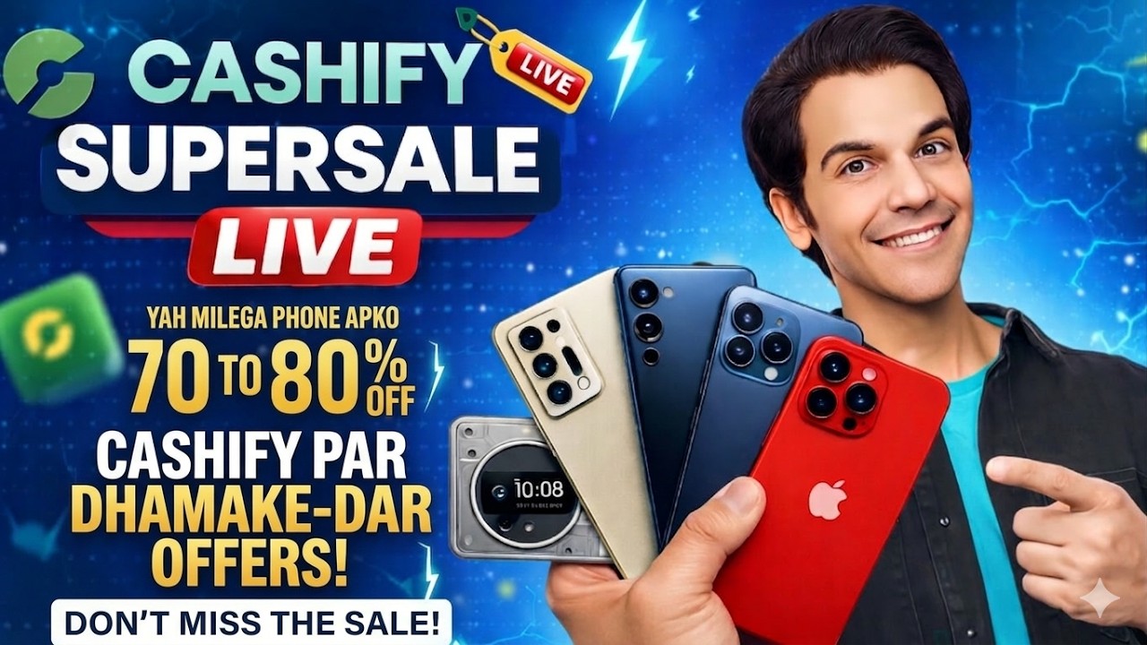 Cashify Super Sale Best Deals is Live🎉🥳 #cashifysupersale #live