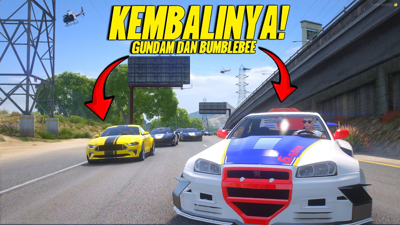 GUNDAM JARWO DAN BUMBLEBEE MORGAN BERSATU! LSPD TERDESAK! - GTA 5 ROLEPLAY