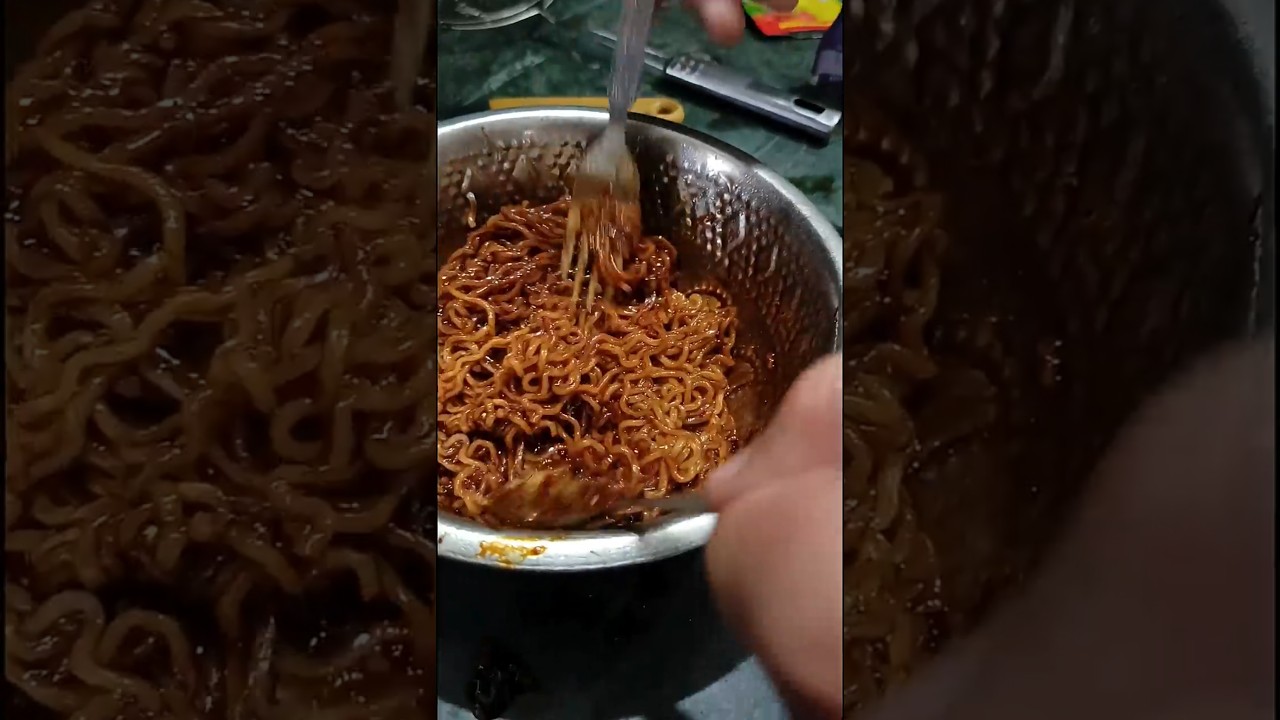 best tasty and spicy Korean style Ramin 😍😍🥵🌶😅😃