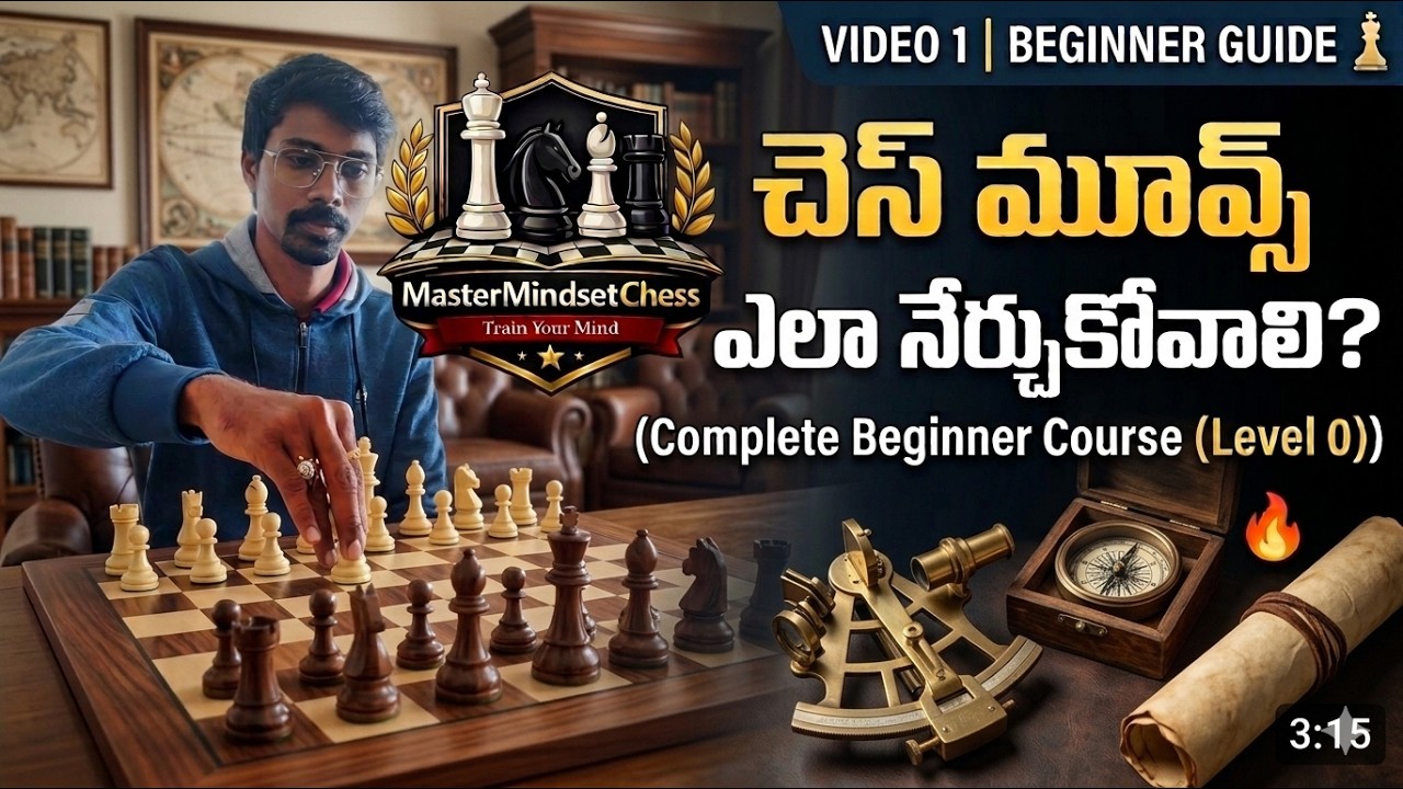 చెస్ మూవ్స్ ఎలా నేర్చుకోవాలి? ♟️ | Beginner Guide 🔥