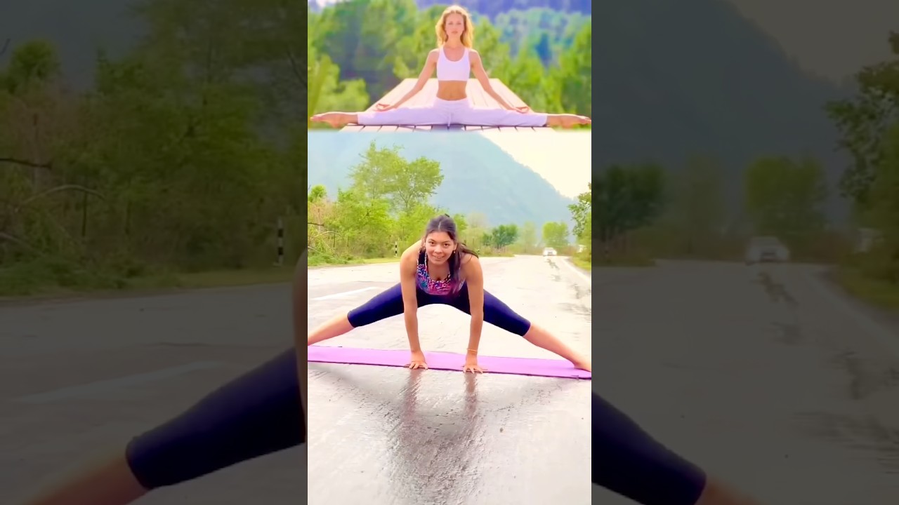 How to do Middle split 😯 #shorts #motivational #yoga