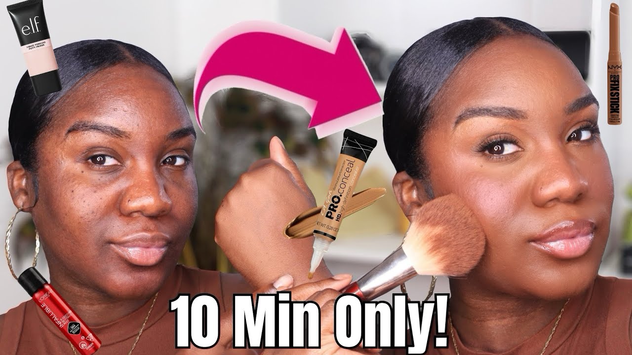 10 Minute Makeup Tutorial For Beginners | Drugstore Makeup