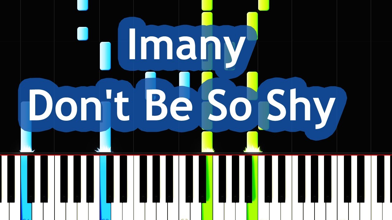 Imany - Don't Be So Shy (Filatov & Karas Remix) Piano Tutorial