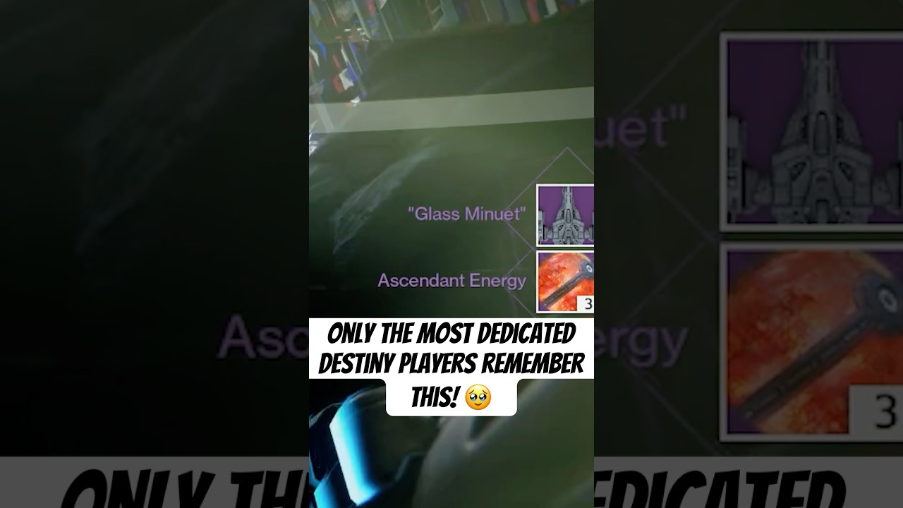 Only the most dedicated Destiny players remember this! 🥹