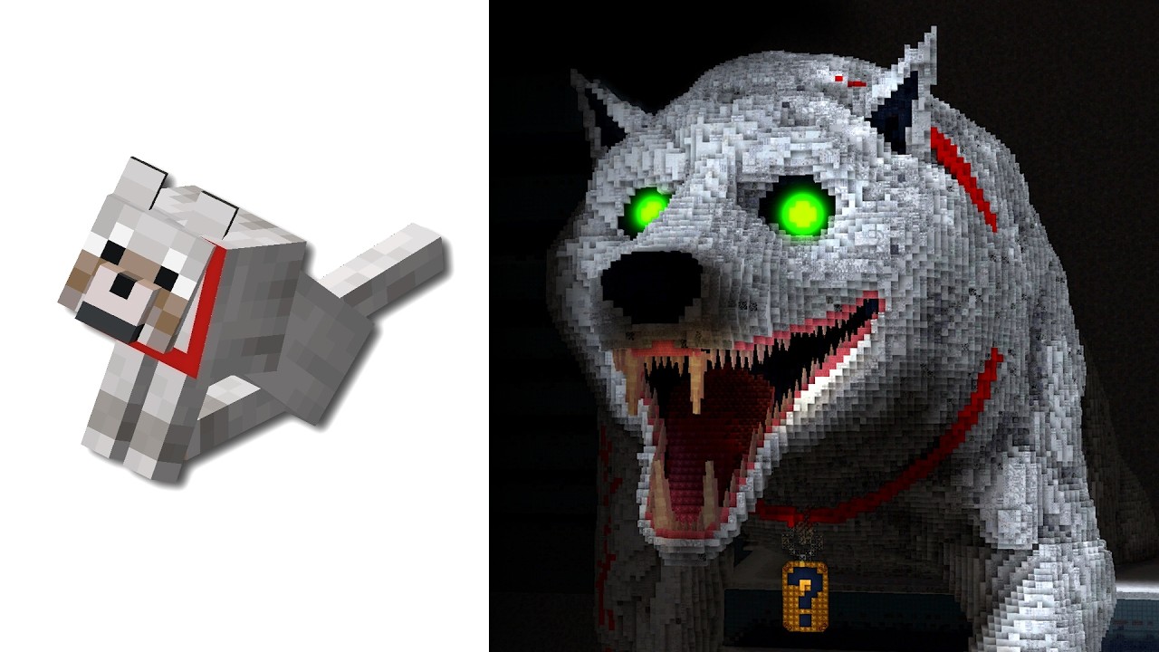I built Minecraft's dog and he's terrifying
