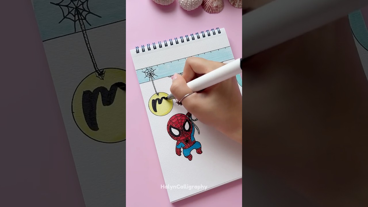 DIY Cute Front Page Idea 🕷️