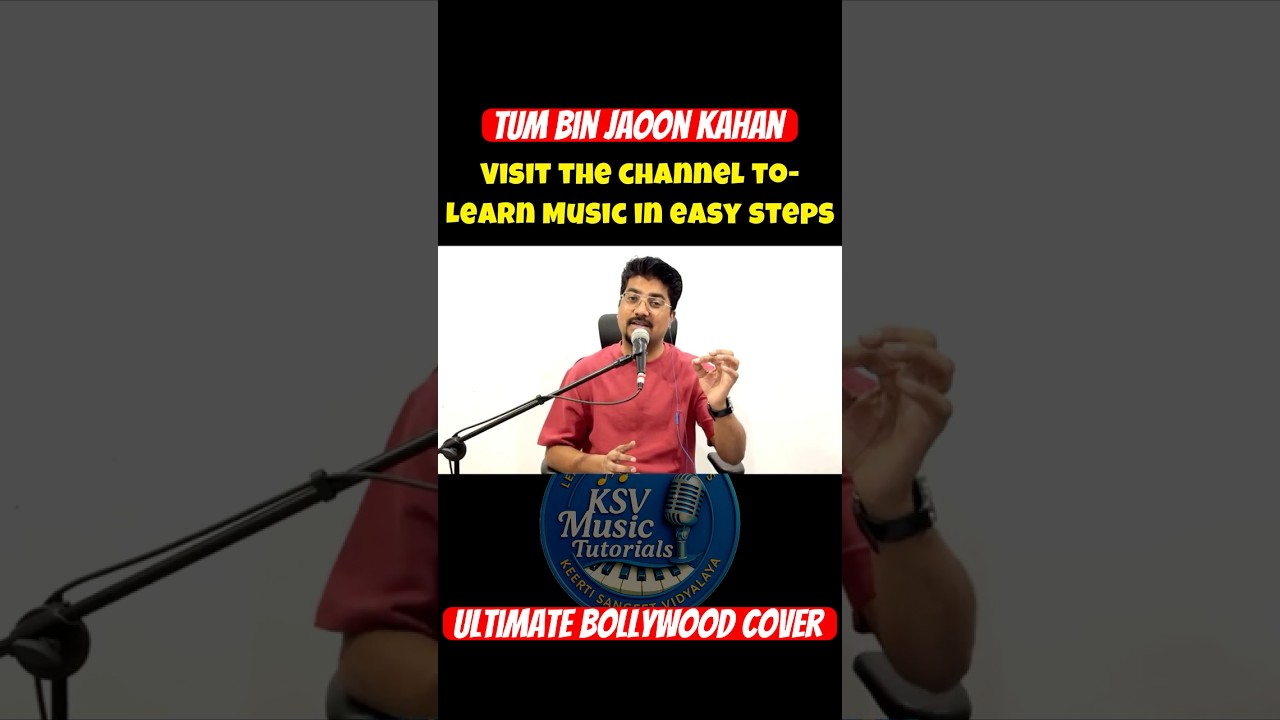 Tum Bin Jaoon Kahan | Short Cover| Kishore Kumar Classic #shortsindia | KSV Music Tutorials | Tarun