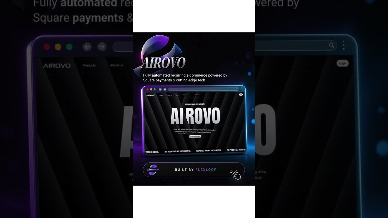 High-Performance Web Development: Flexloop’s Work on Airovo. #ecommercearchitecture #webdevelopment